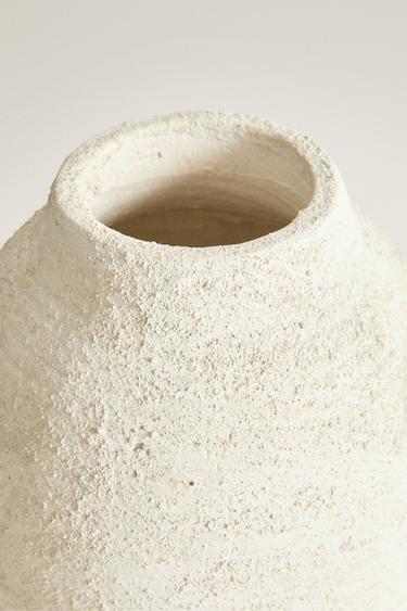 ROUGH CERAMIC VASE — Gray 2
