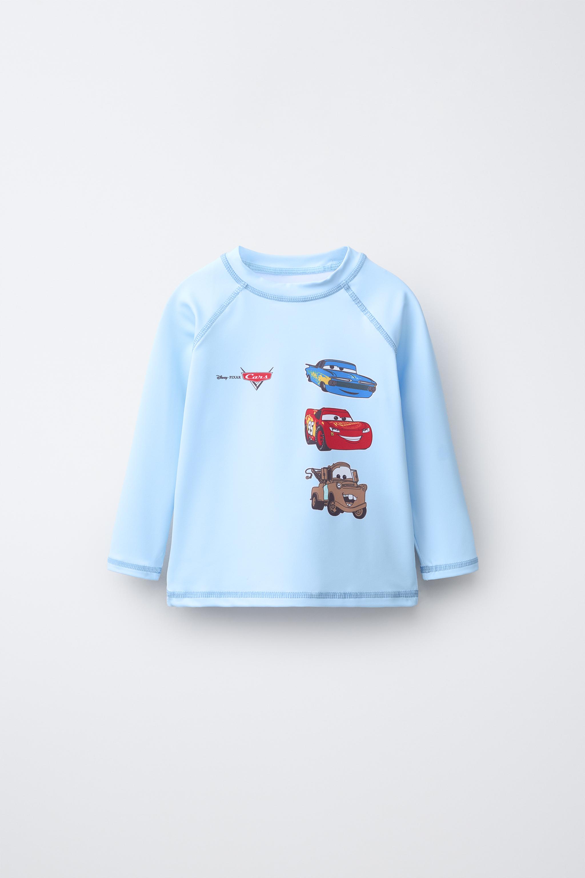 1-6 ANS/ T-SHIRT DE BAIN CARS FLASH MCQUEEN © DISNEY