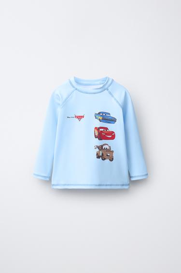1-6 YEARS/ CARS LIGHTNING MCQUEEN © DISNEY RASH GUARD - Blue by Zara