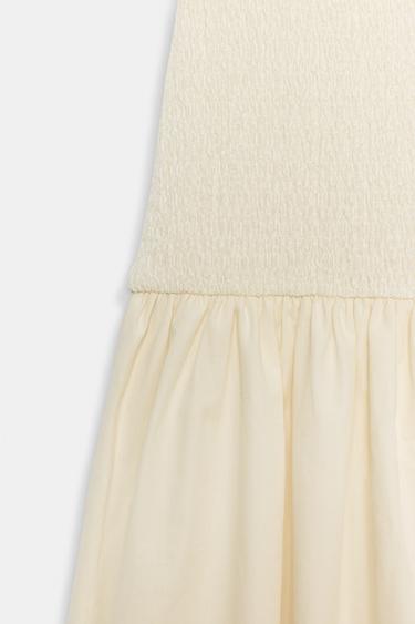 COMBINED BANDEAU DRESS - Ecru by Zara - Image 10