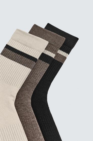 THREE-PACK OF STRIPED SOCKS - various by Zara - Image 2