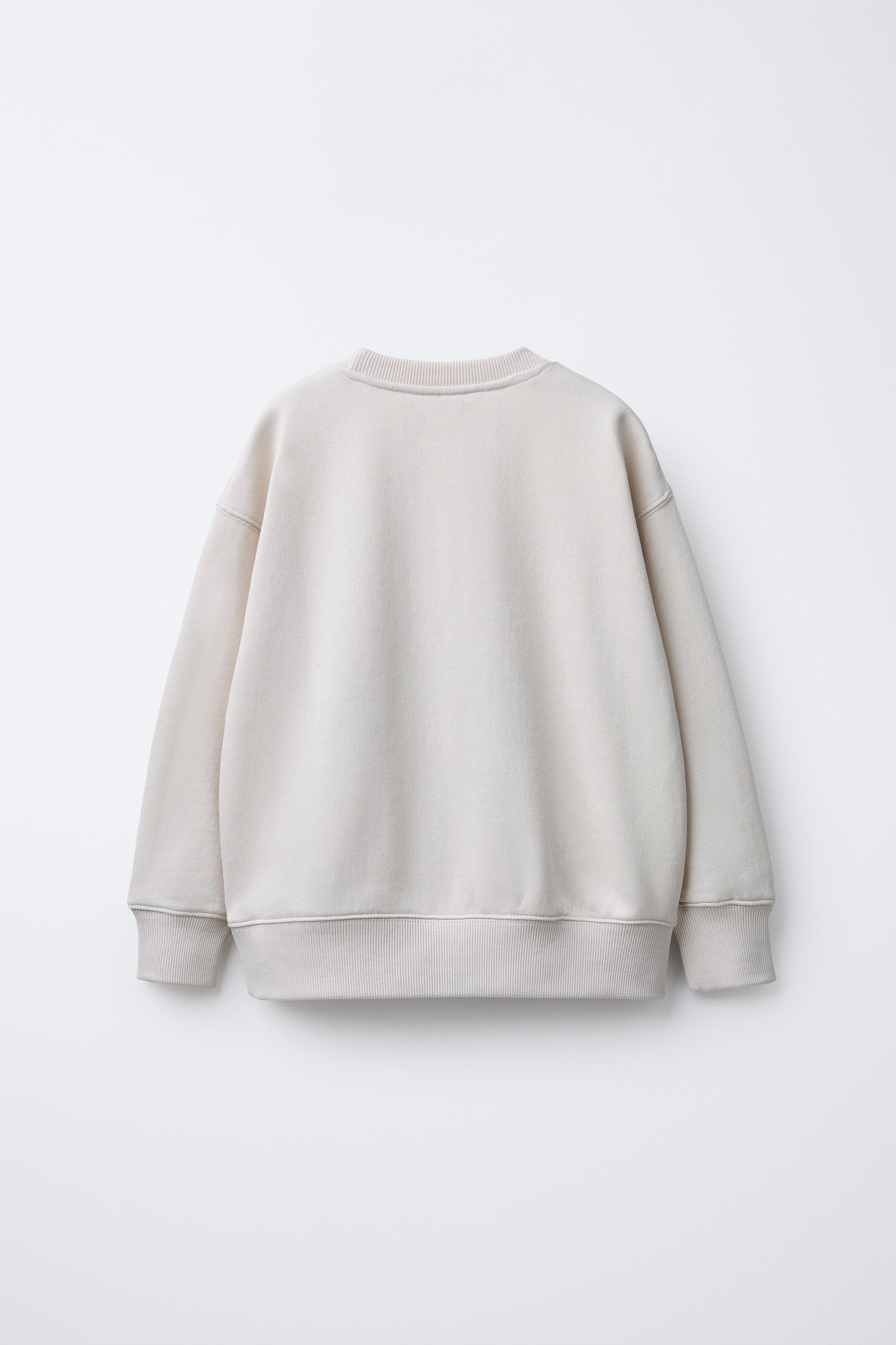 GRAFFITI PRINT SWEATSHIRT - Gray | ZARA United States
