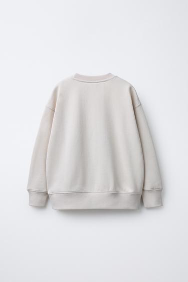 GRAFFITI PRINT SWEATSHIRT - Grey by Zara - Image 1