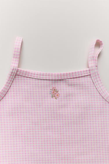2-6 YEARS/ TWO-PACK OF GINGHAM AND FLORAL T-SHIRTS - Multicoloured by Zara