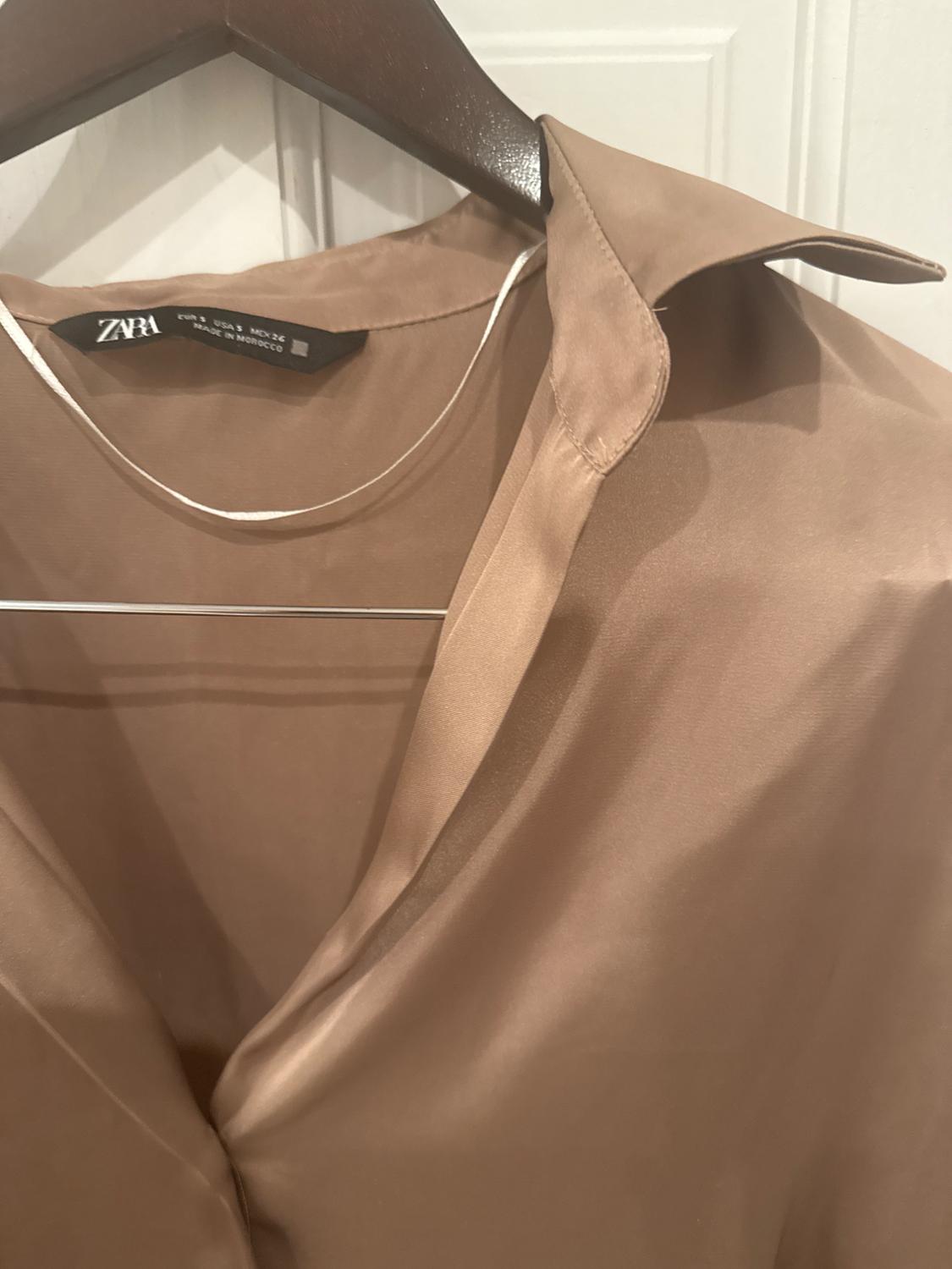 SATIN EFFECT BLOUSE - Image 2