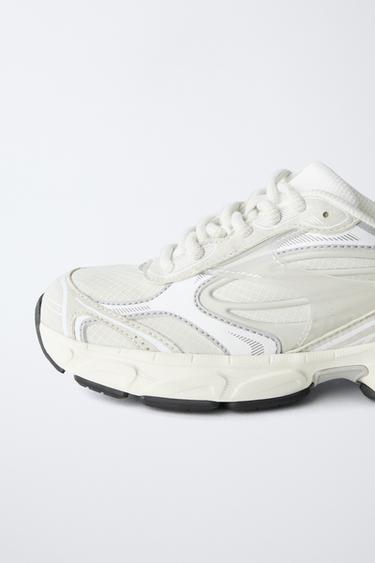TENNIS DE SPORT MULTI-PIÈCES - Blanc de Zara - Image 5