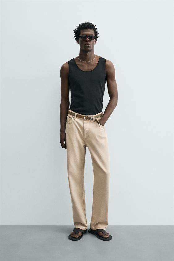 LIGHTWEIGHT COTTON-HEMP JEANS from Zara - $99.90