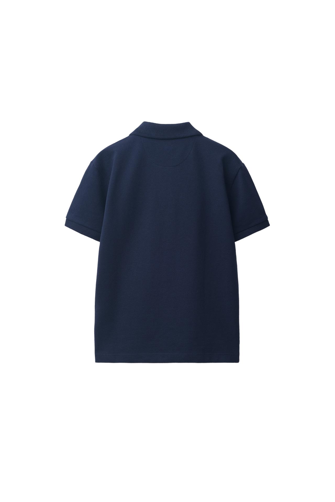 BASIC PIQUÉ POLO — Blue
