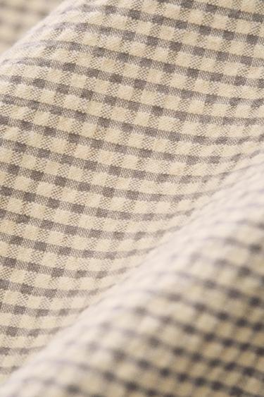 CHILDREN'S SEERSUCKER DUVET COVER - Greyish by Zara - Image 6