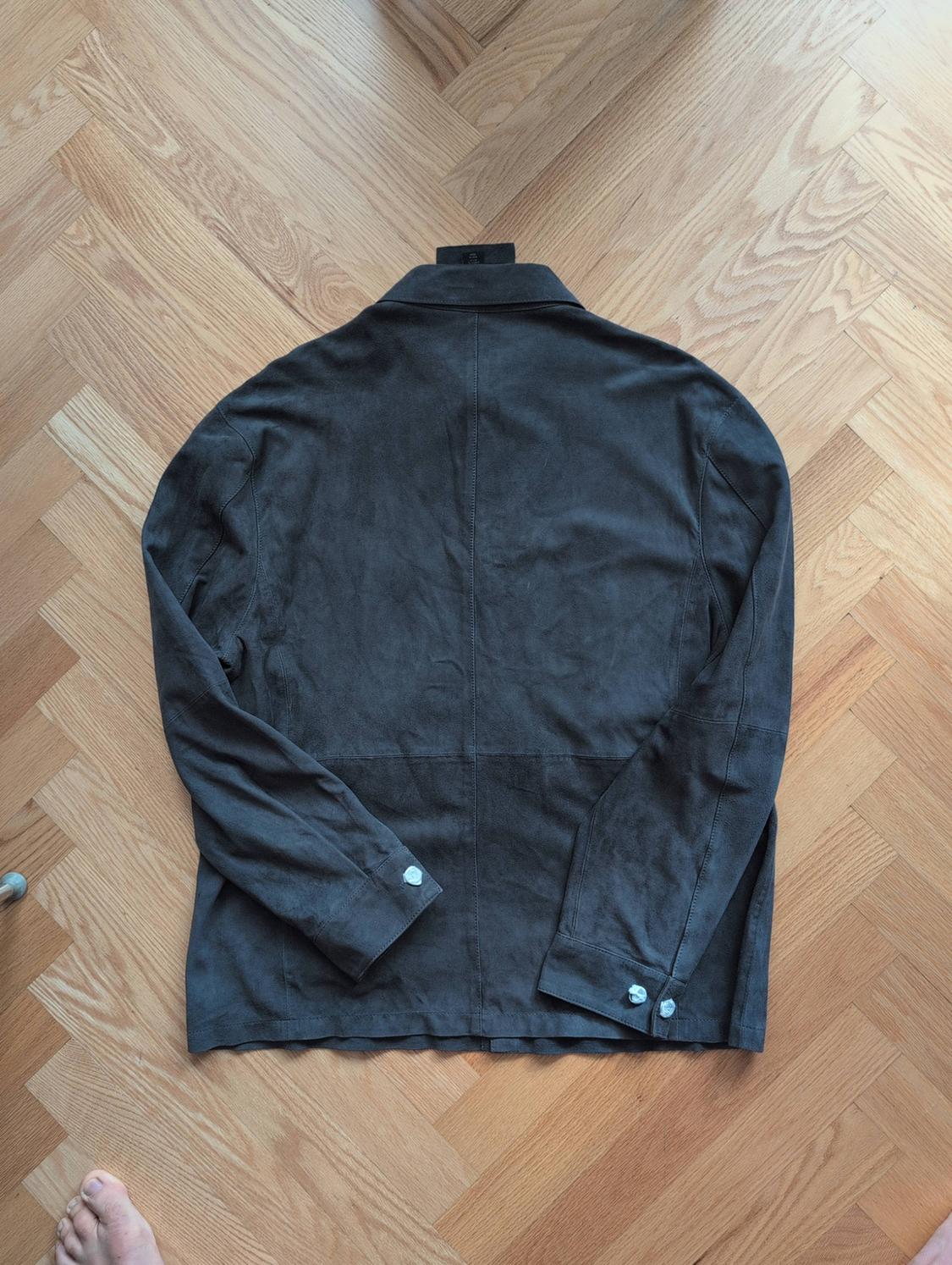 REGULAR FIT SUEDE LEATHER OVERSHIRT - Image 5