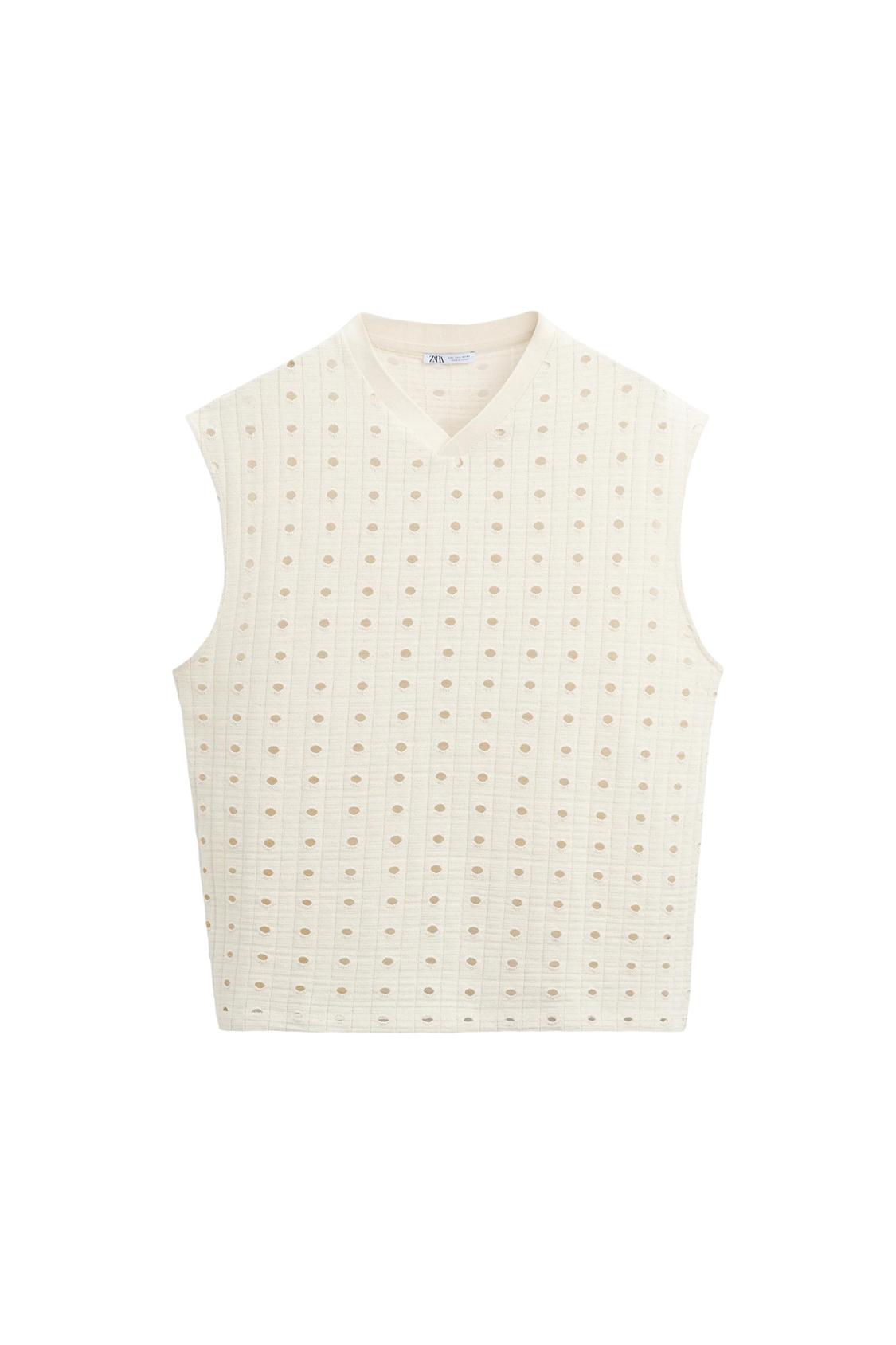 RIPPED JACQUARD T-SHIRT - Image 4