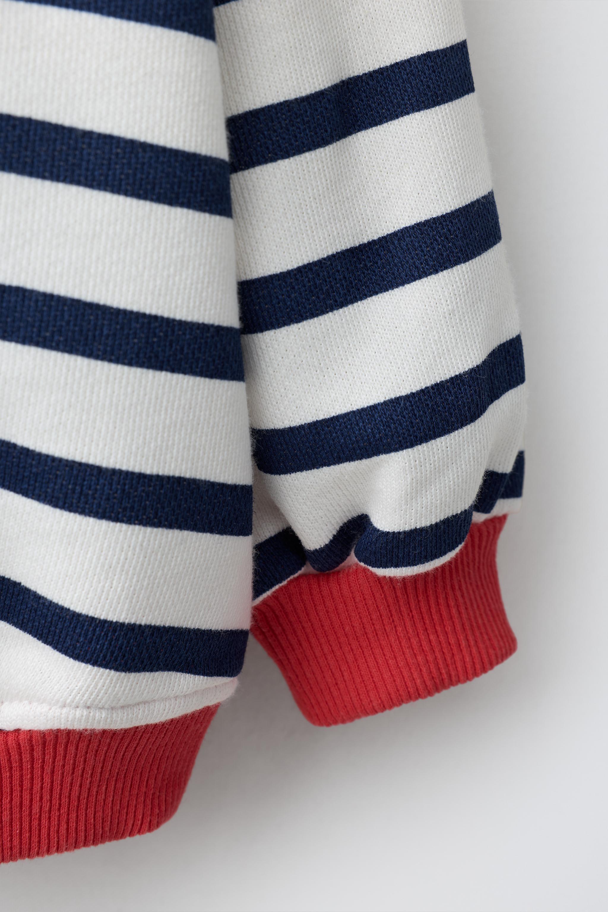 Детские рубашки Zara MINNIE MOUSE © DISNEY STRIPED POLO SHIRT — фото 5