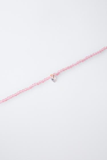 COLLIER ZIRCON CŒUR - Rose de Zara - Image 1