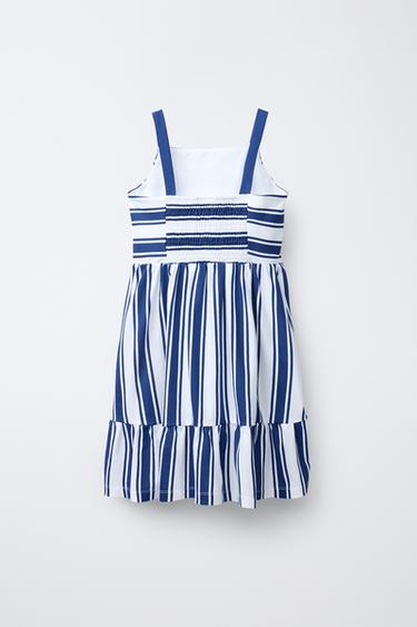 MARINE STRIPE DRESS - Blue by Zara - Image 1
