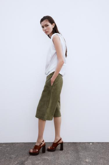 GATHERED SHOULDER T-SHIRT - White by Zara - Image 2