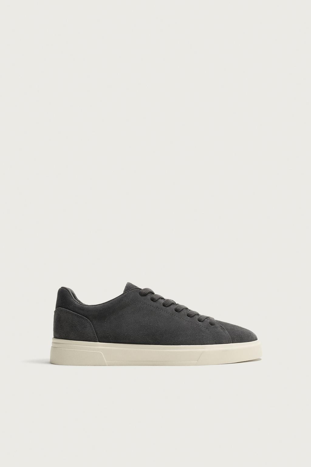 LEATHER TRAINERS