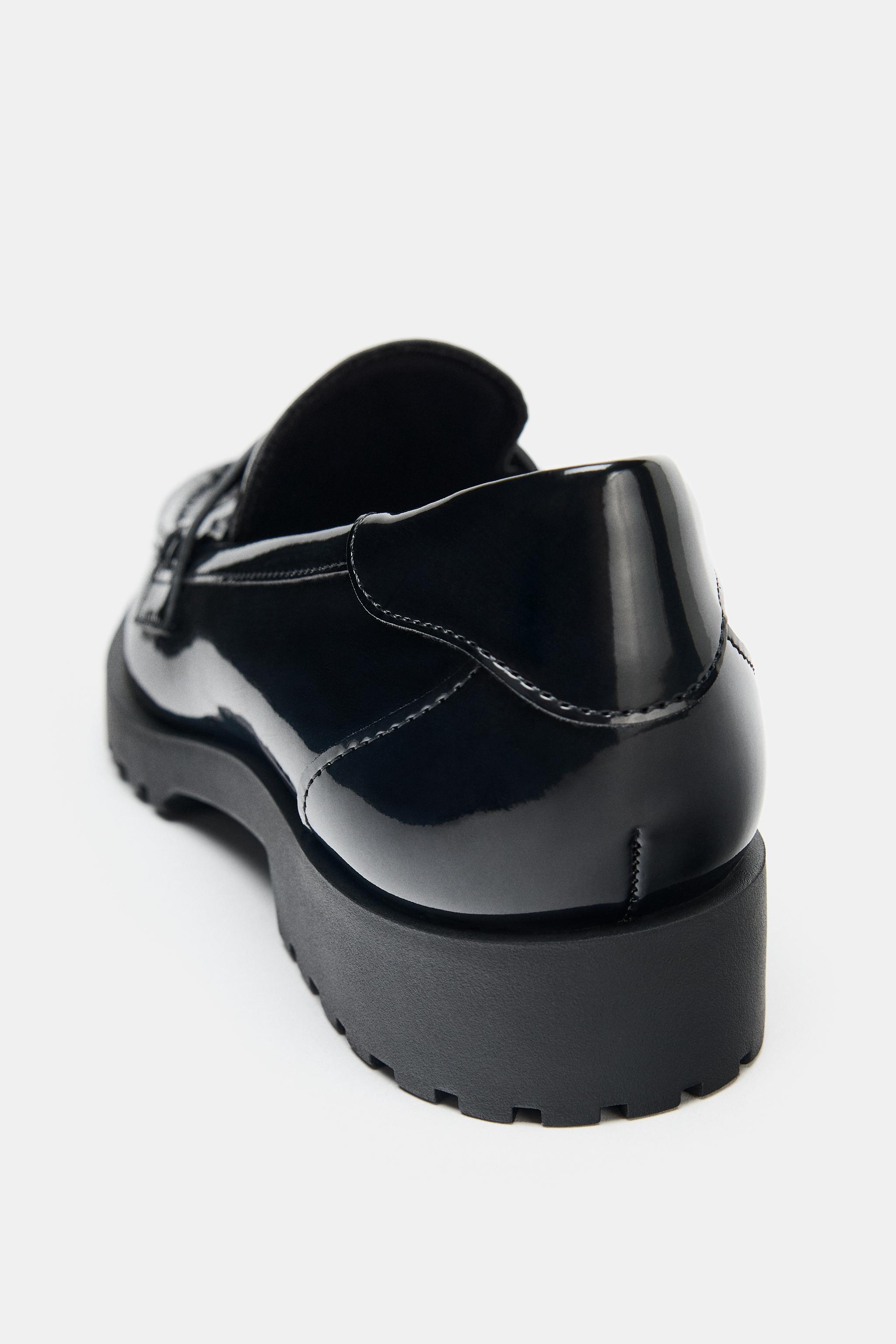 zara プラットフォームローファー　36 23.4 ZARA プラットフォームローファー - メルカリ