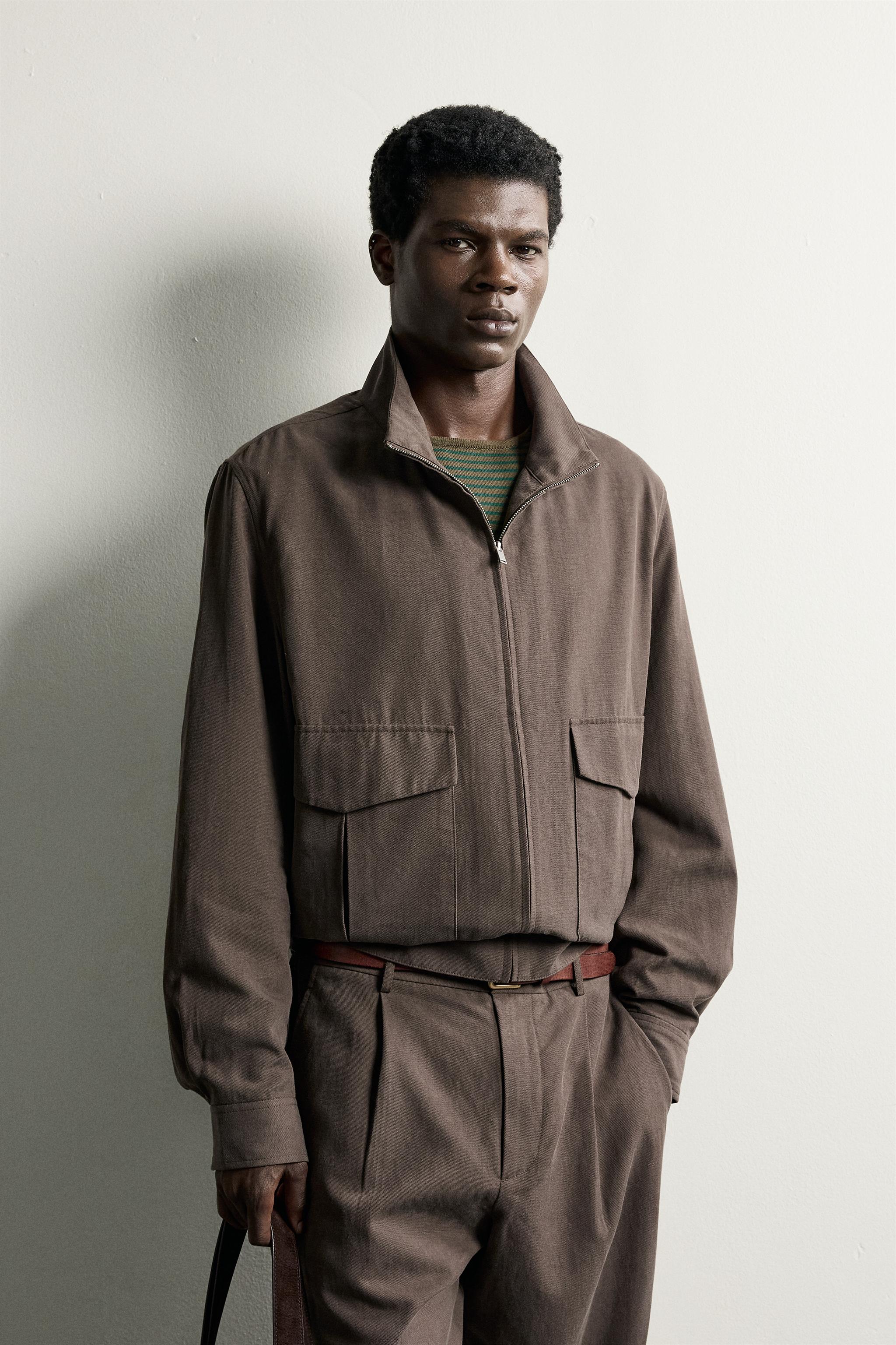 REGULAR-FIT POCKET OVERSHIRT