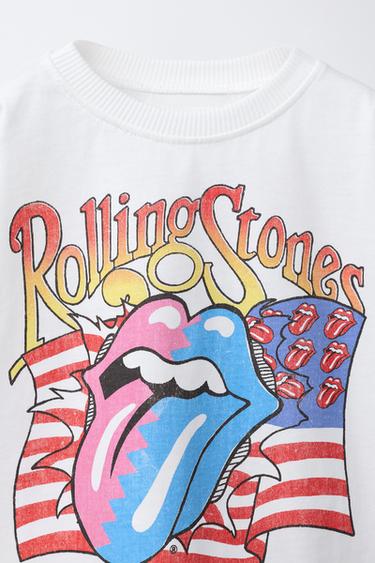 T-SHIRT IMPRIMÉ ROLLING STONES © - Blanc de Zara - Image 2