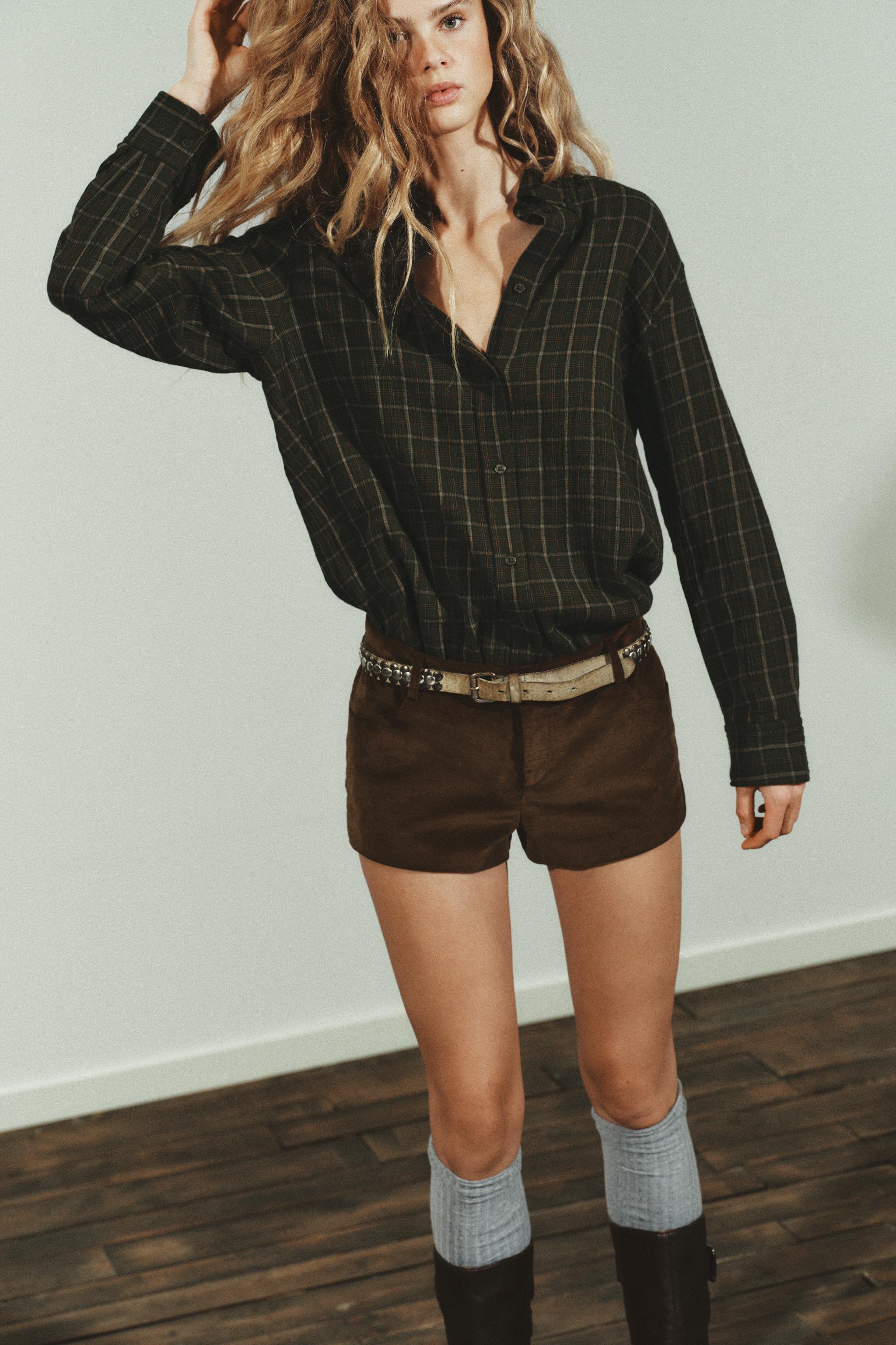 OVERSIZED PLAID SHIRT
