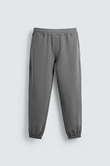 PANTALÓN JOGGER BÁSICO - Gris antracita de Zara