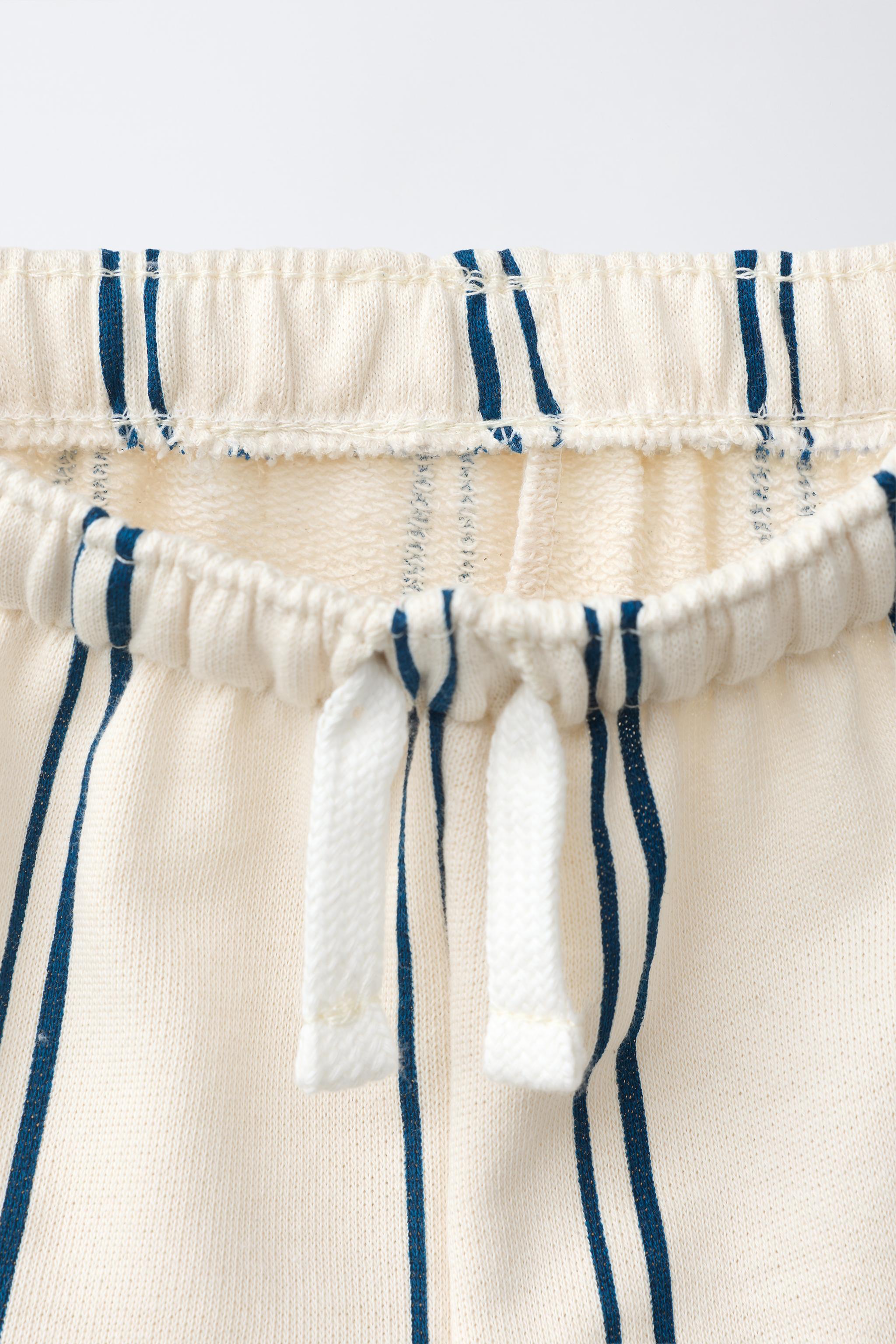 Детские шорты Zara TOY STORY © DISNEY/PIXAR EMBROIDERED STRIPED SHORTS — фото 3