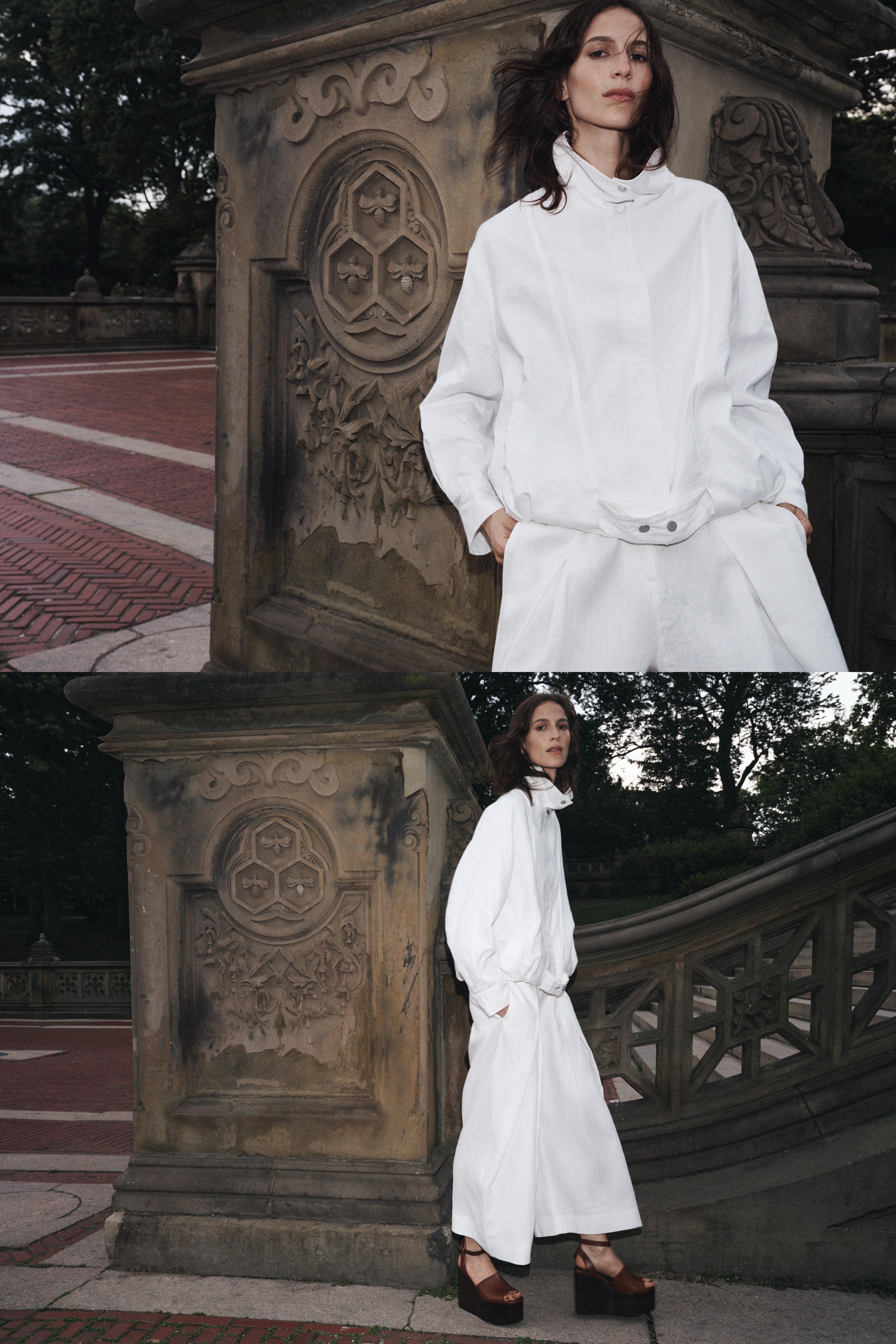 ZARA ジャケット　ホワイト m43879179455_1.jpg?1724944765
