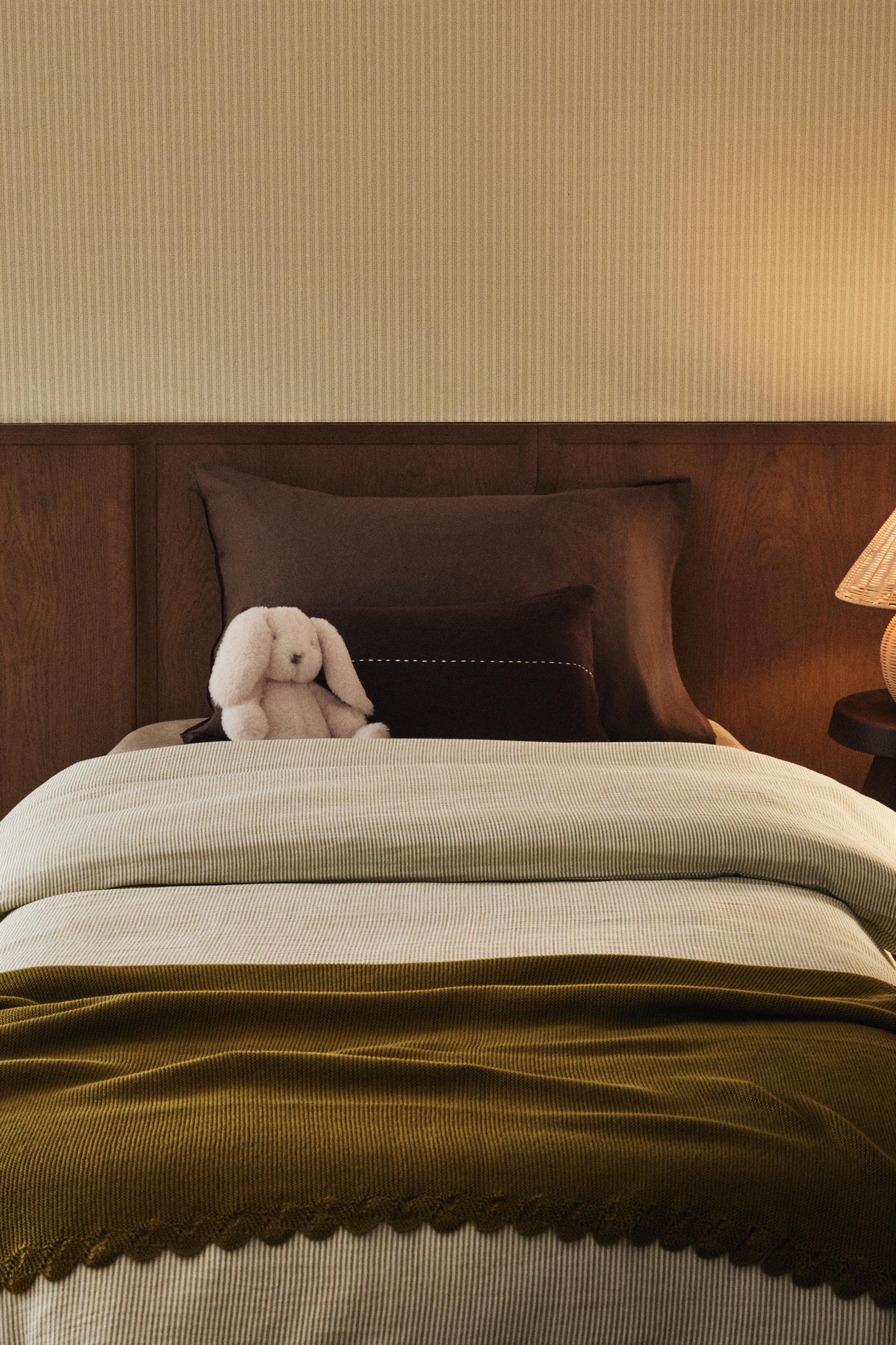 HOUSSE DE COUETTE ENFANT GAZE RAYURES