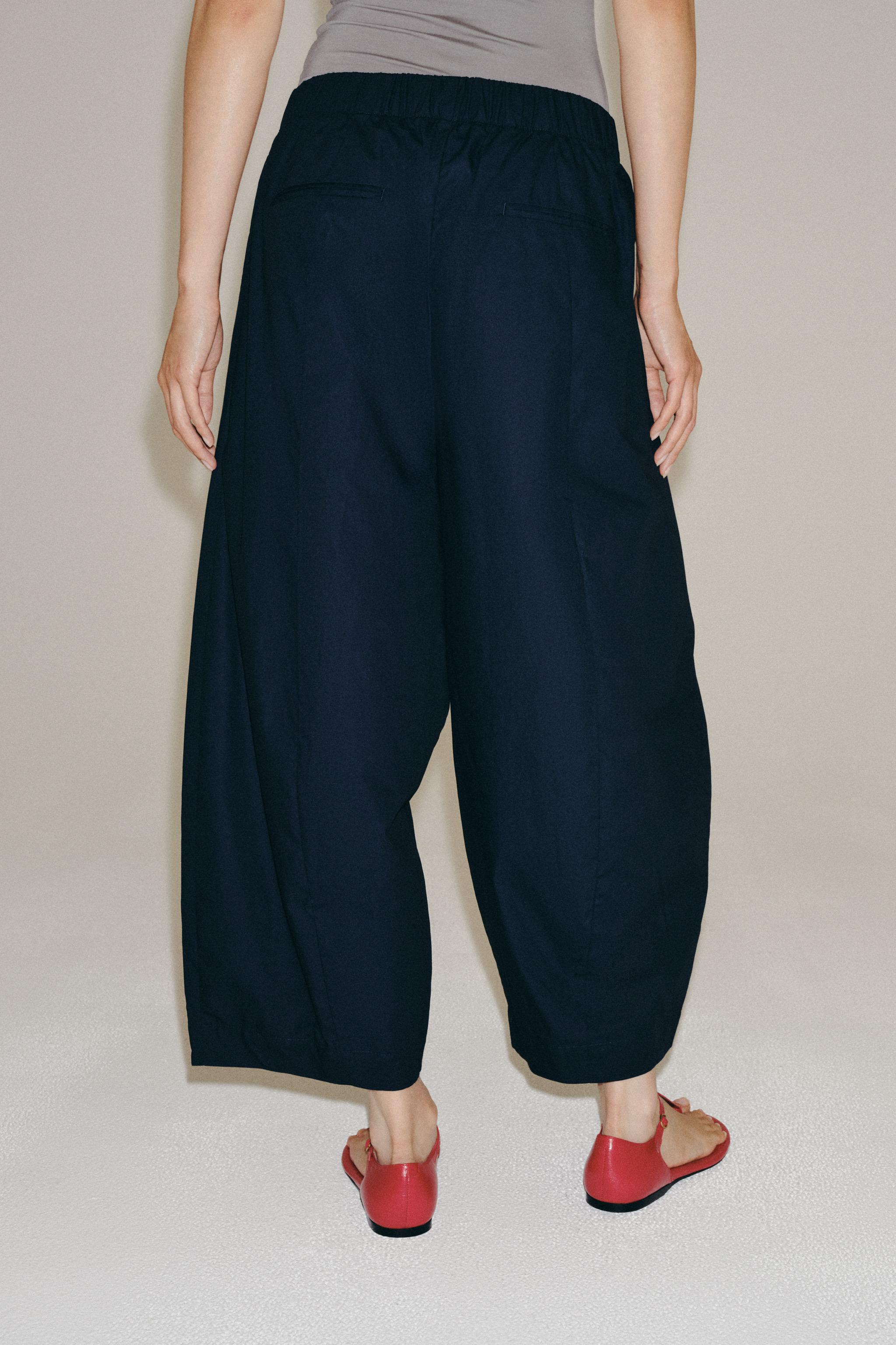 Zara ZW COLLECTION BARREL PANTOLON görsel 3