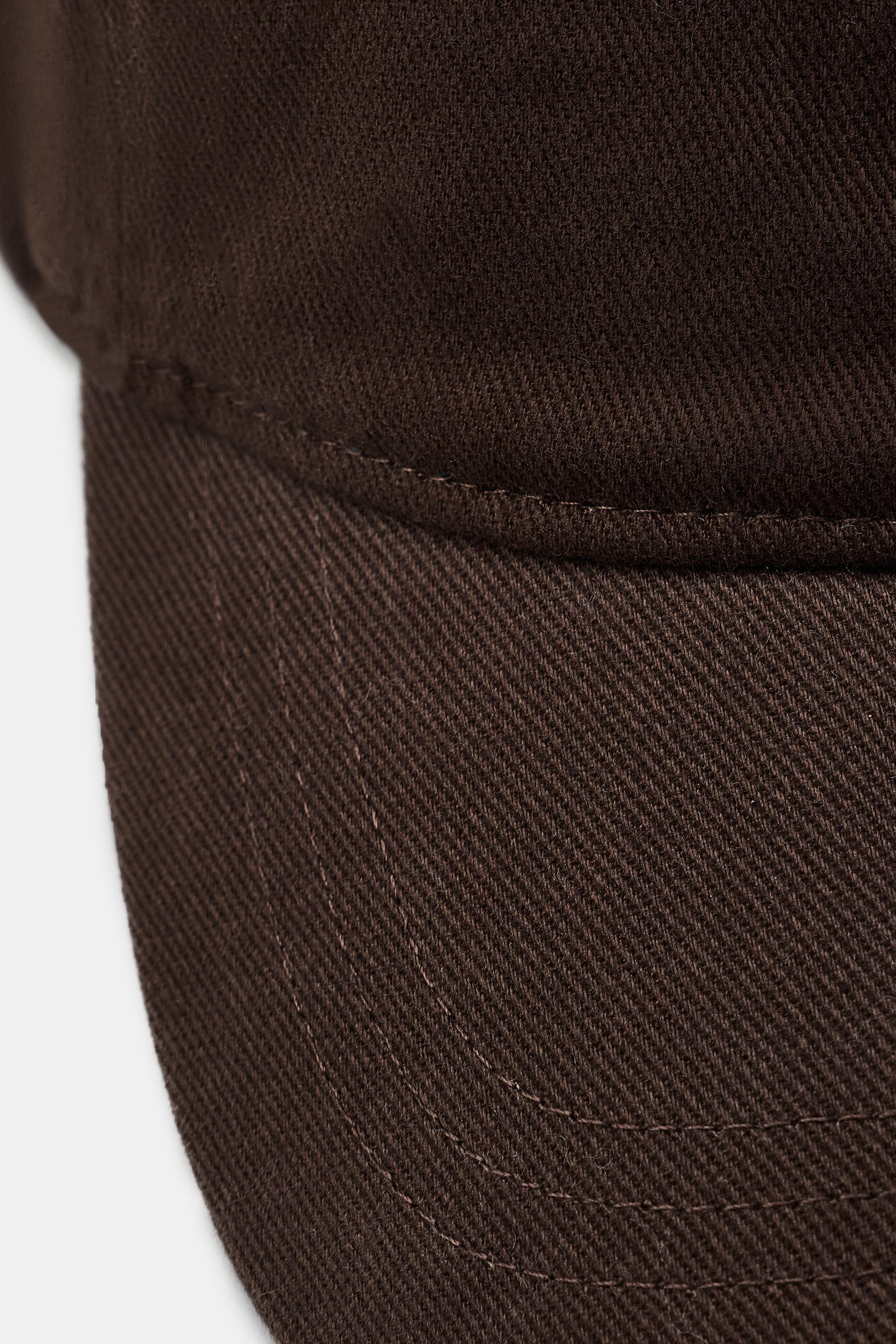 Женские кепки Zara PLAIN TWILL — фото 4