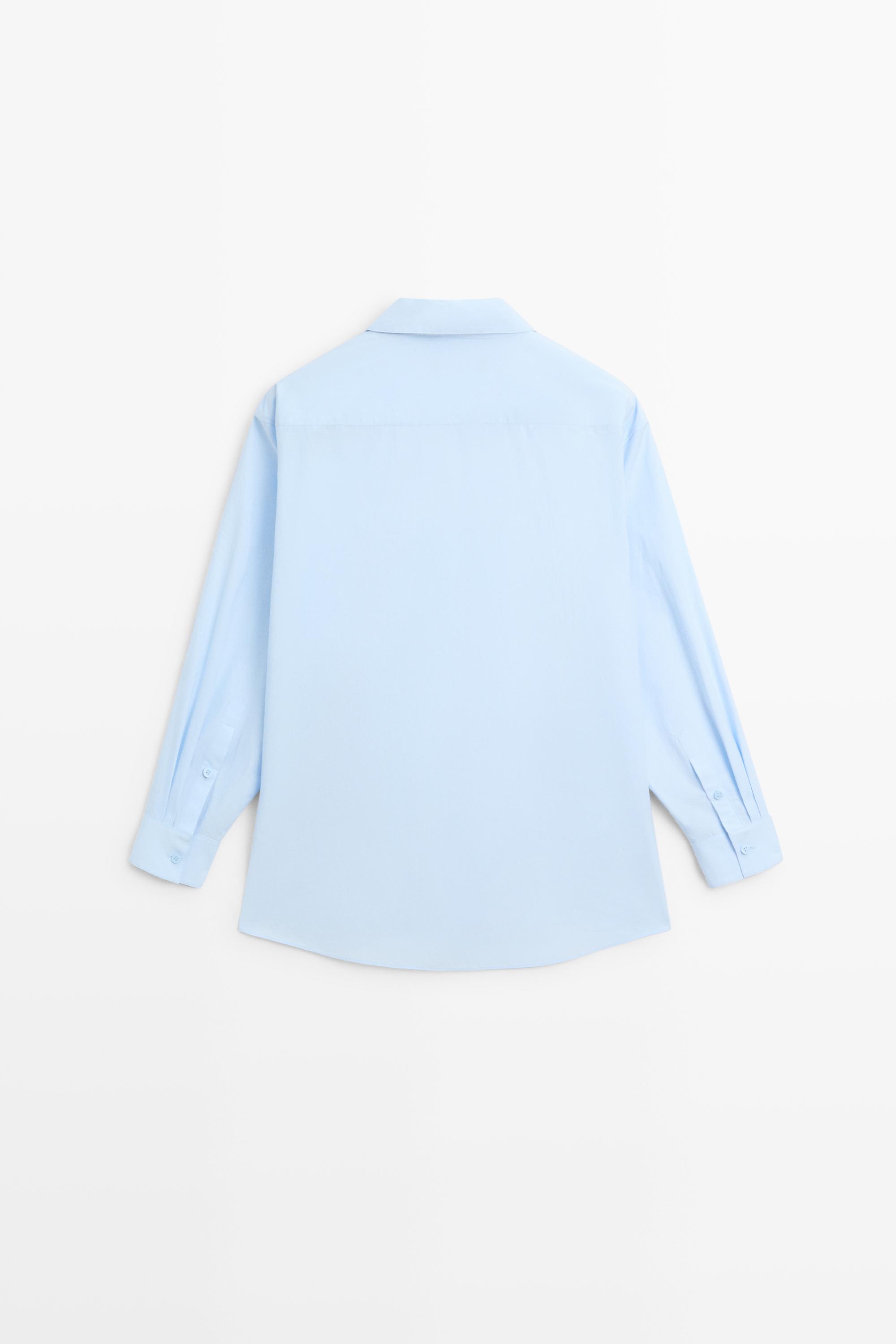 100% cotton poplin shirt