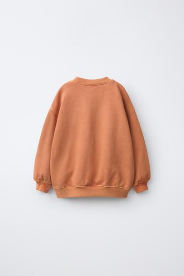 FRUIT OF THE LOOM™ PRINT SWEATSHIRT — Orange 2