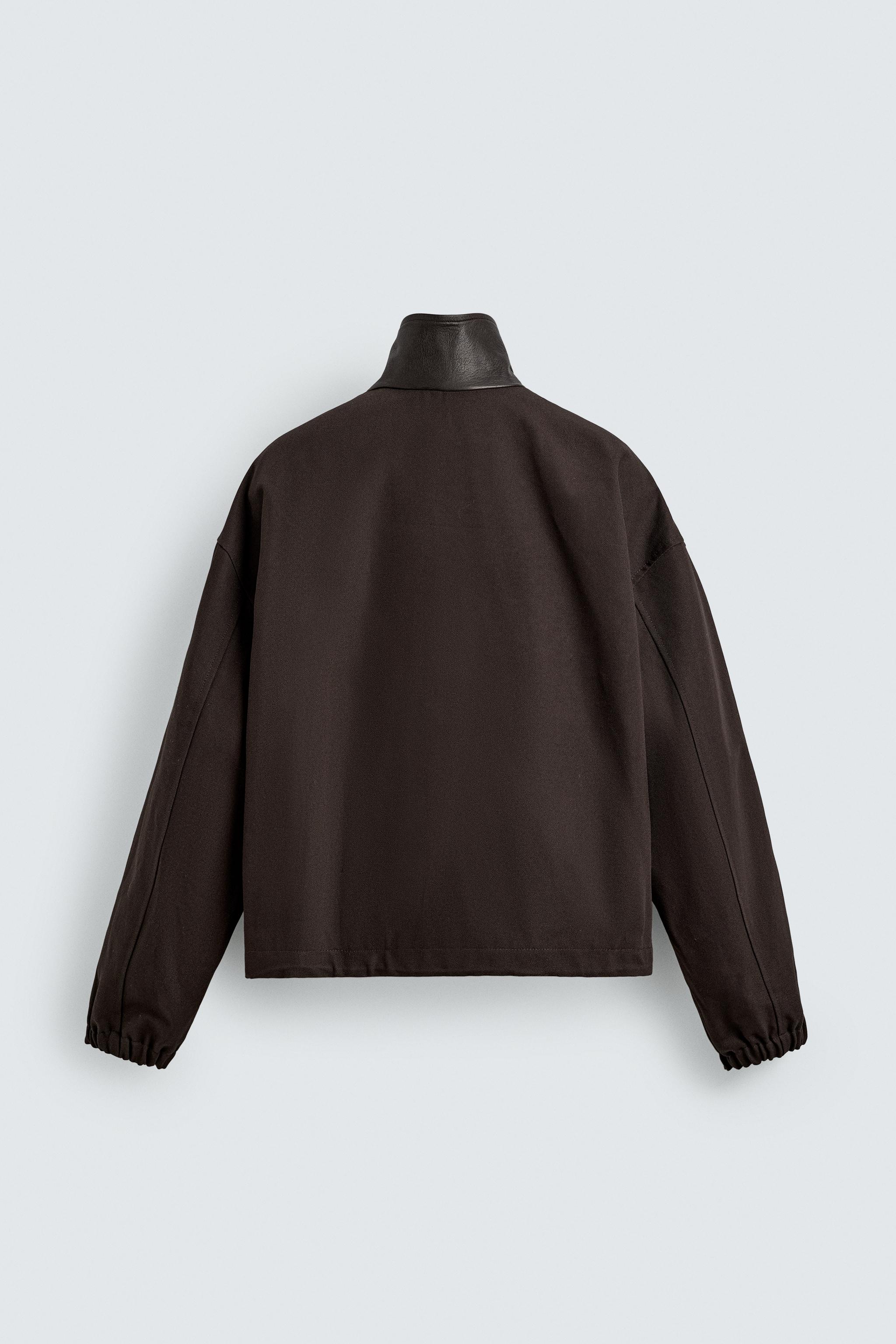 BLOUSON AVEC COL BIMATIÈRE
