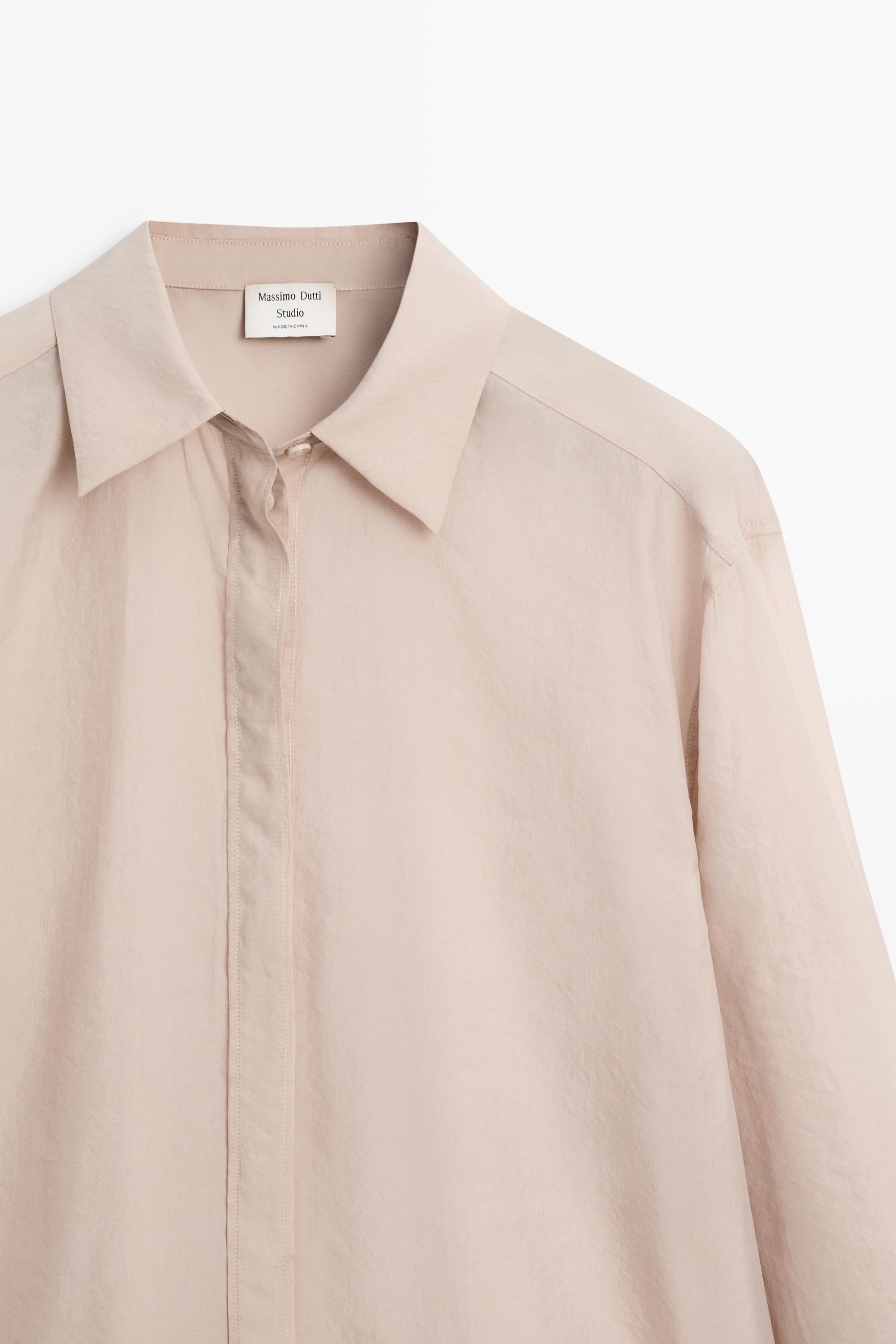 Semi-sheer flowing shirt - STUDIO