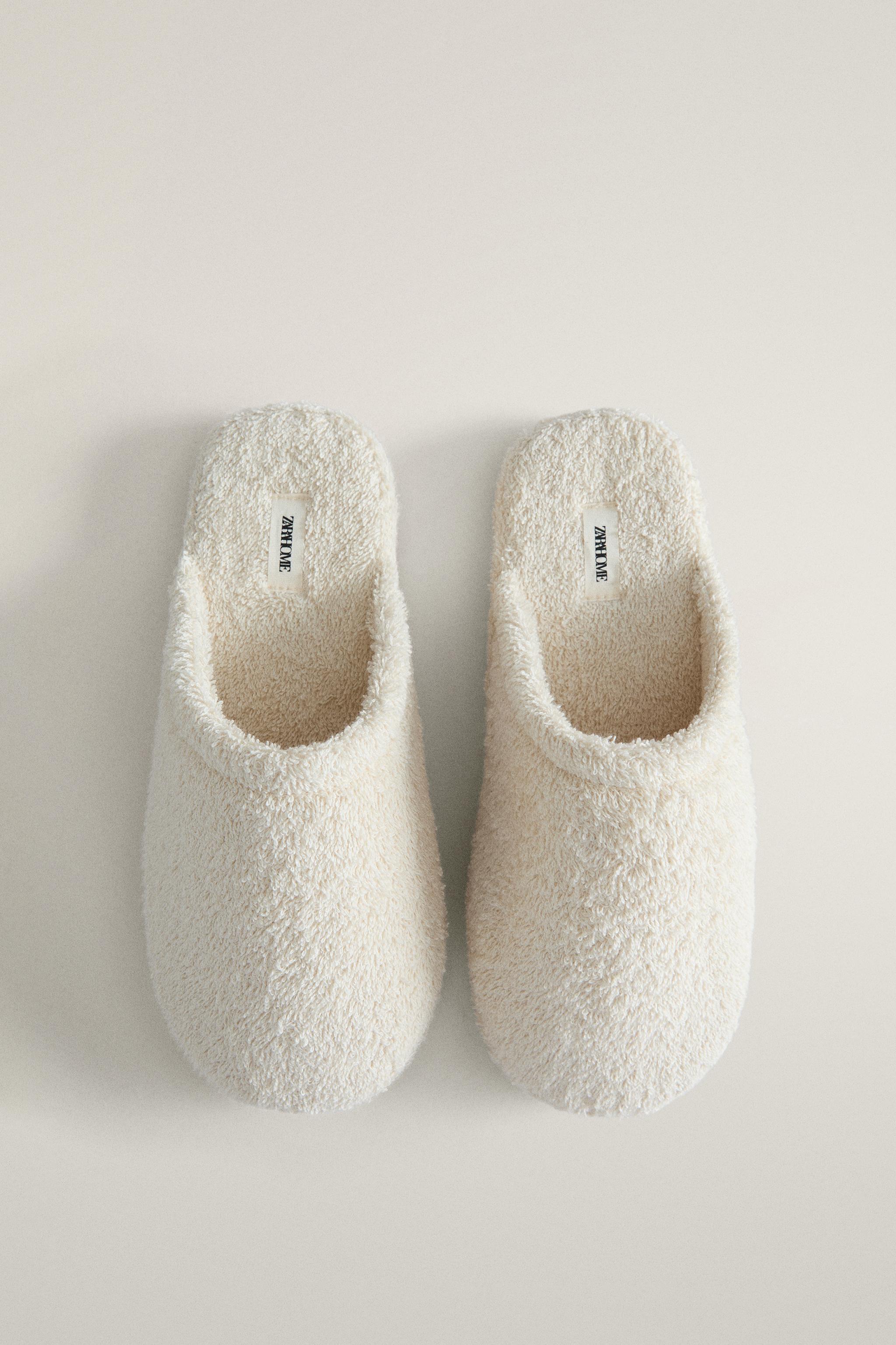 TERRY FLATFORM SLIPPERS
