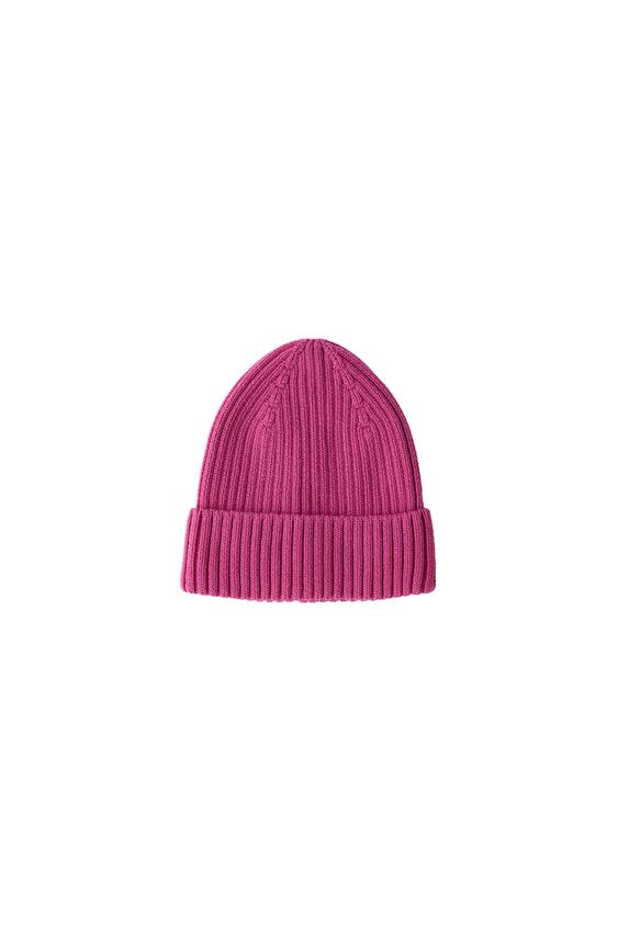 Zara KNIT HAT - Fuchsia - Image 0