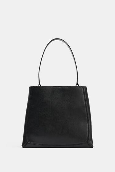SAC SEAU DÉTAILS - Noir de Zara - Image 1