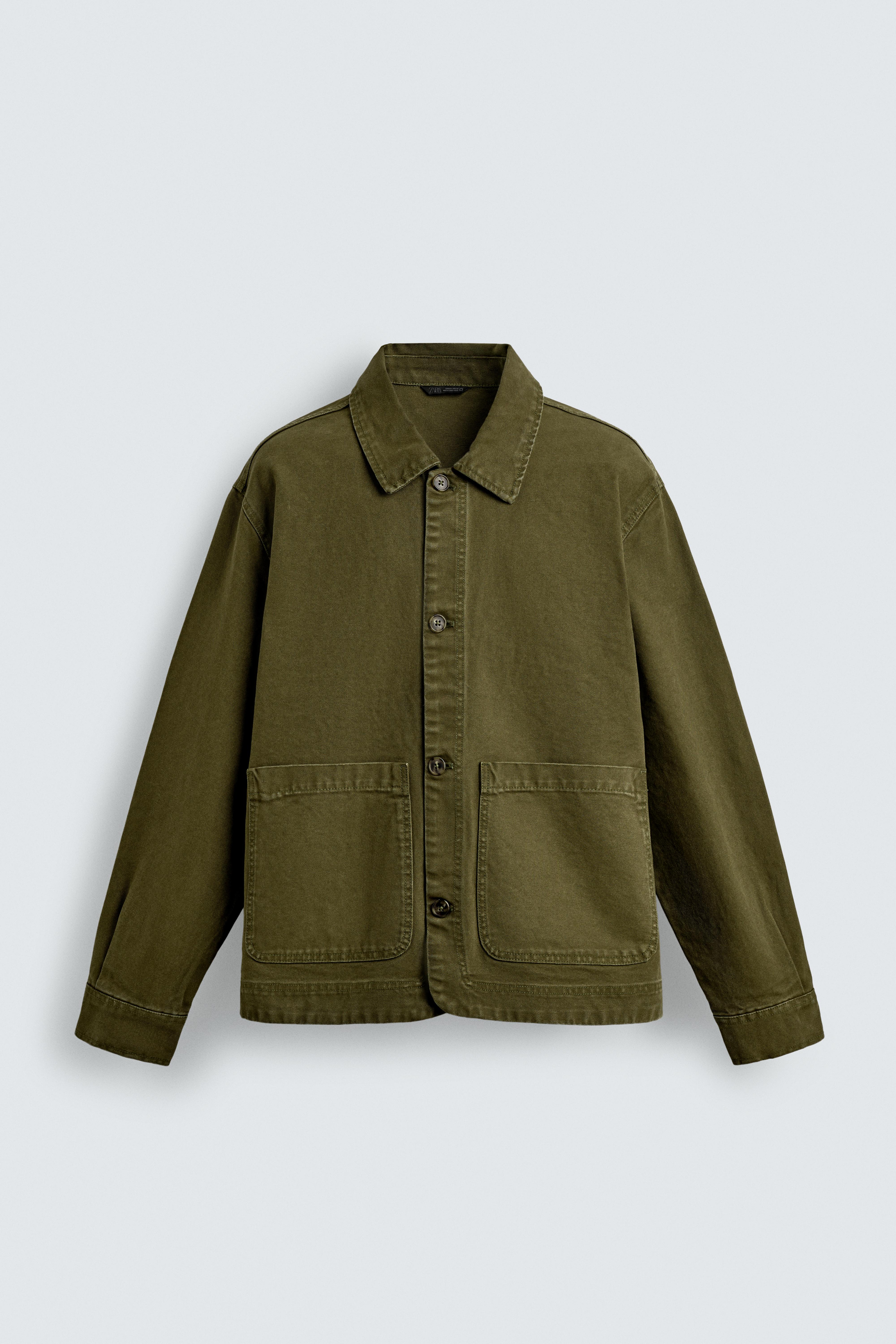 RELAXED FIT POCKET OVERSHIRT