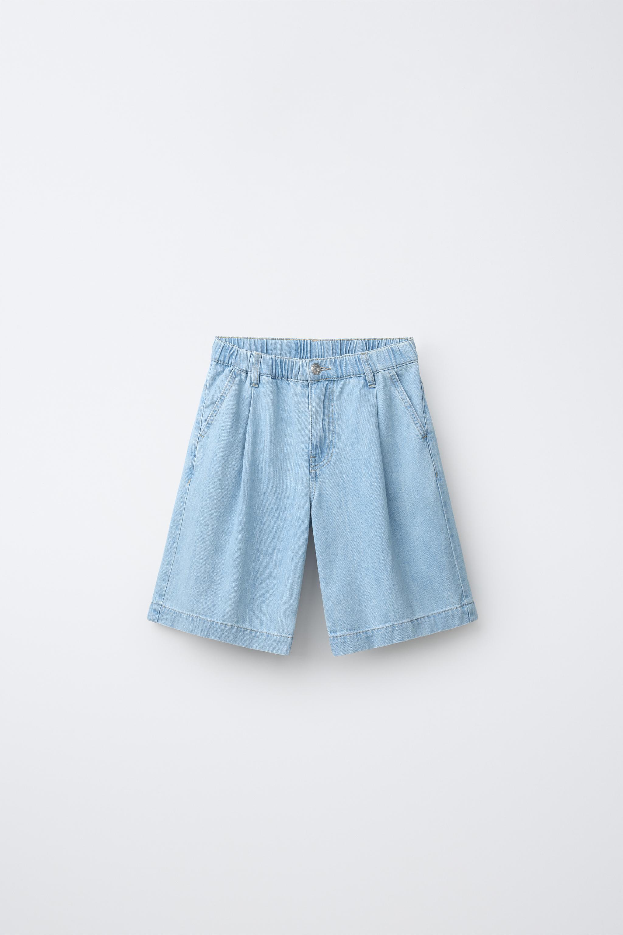 LONG DENIM SHORTS