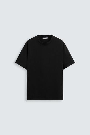 CAMISETA BÁSICA HEAVY WEIGHT - Negro de Zara
