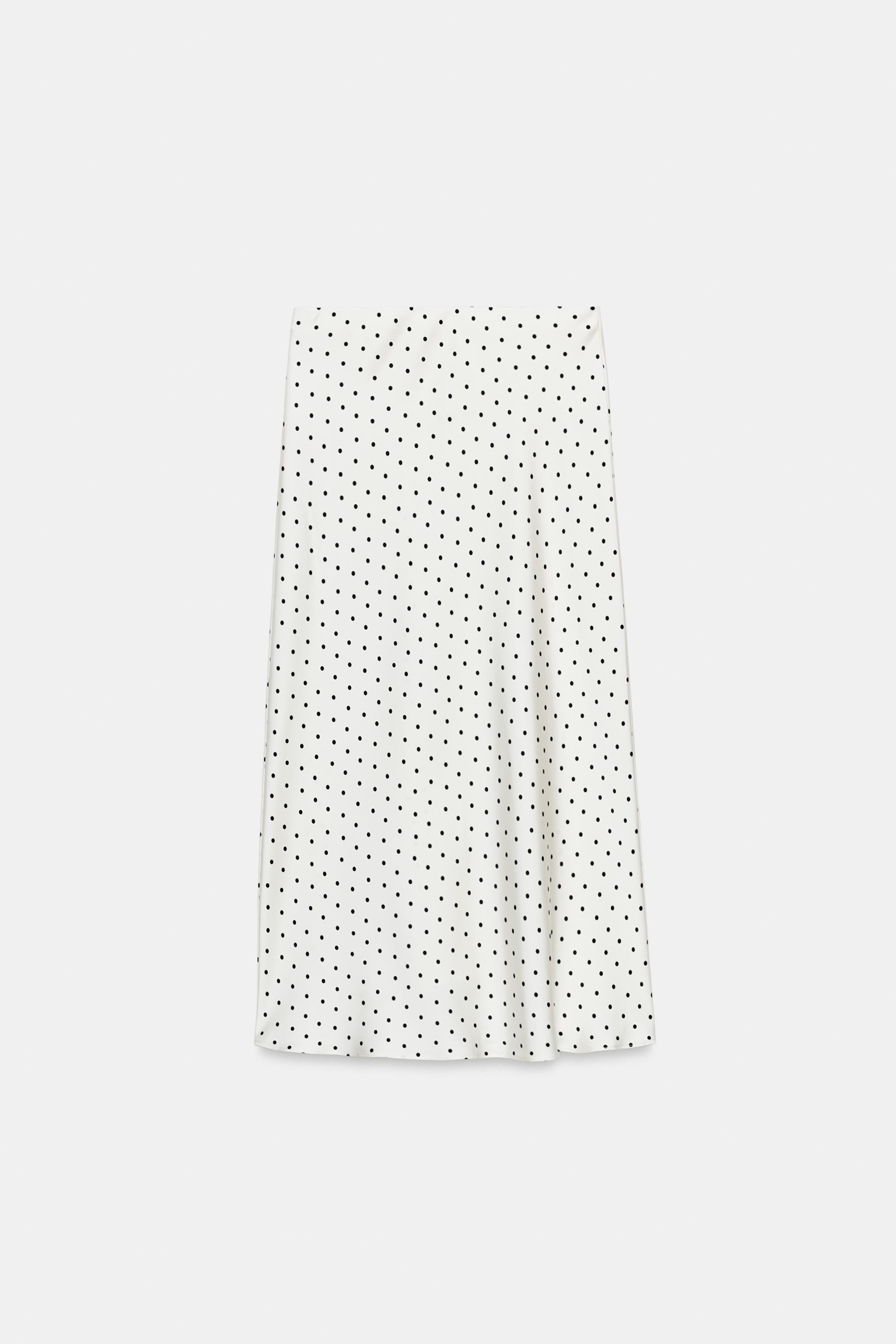 SATIN MIDI SKIRT - thumbnail 6