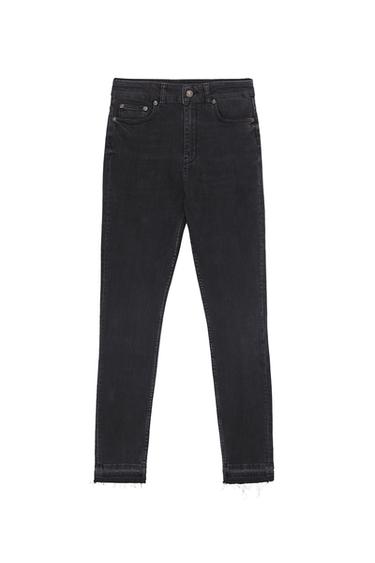 ZW PREMIUM HIGH WAIST LEAD BLACK JEANS