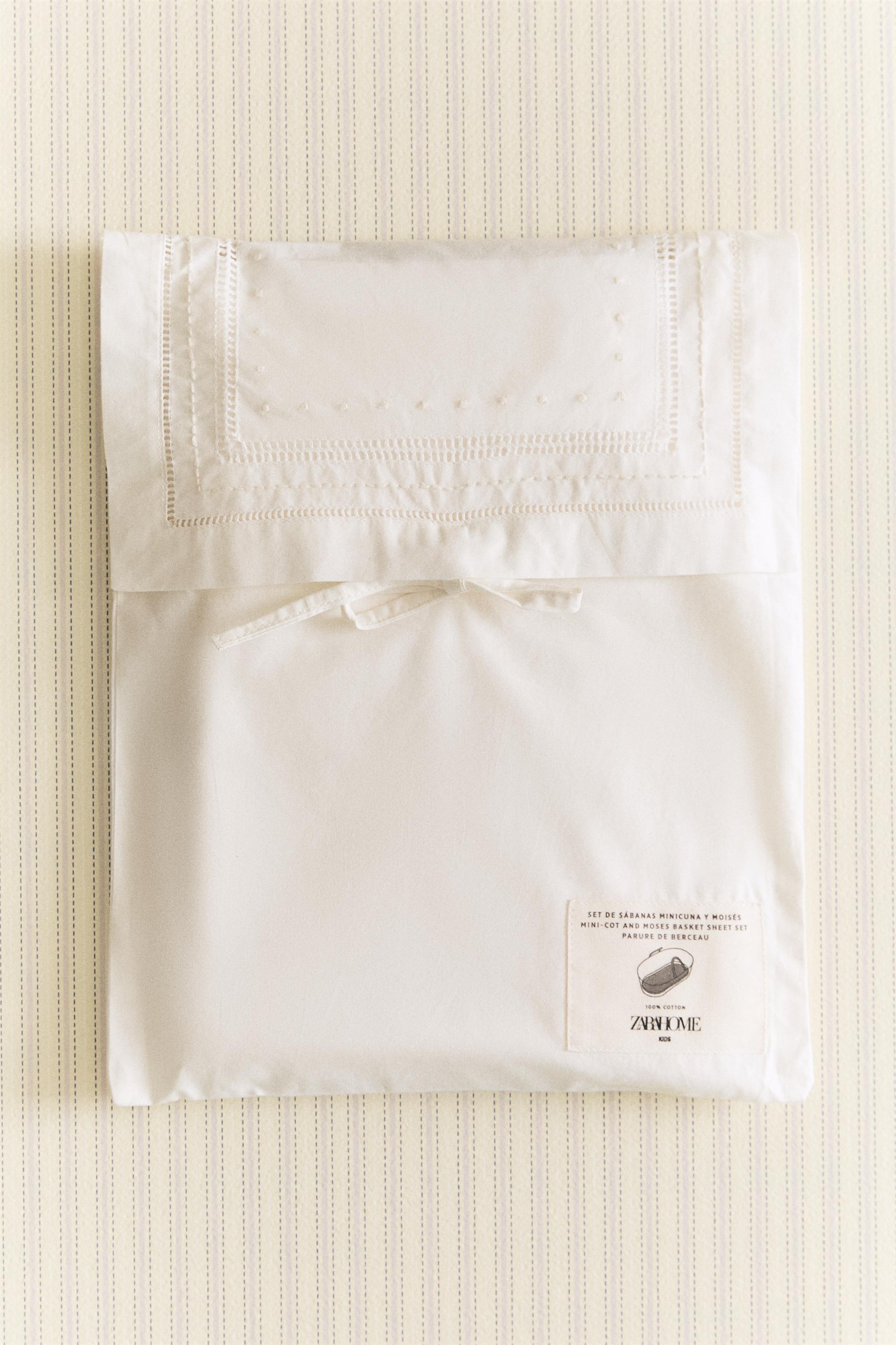 （demekosan専用）【ZARA HOMME】白の天蓋付きベビーベッド ベビーコット ベッド | Zara Home 日本/Japan