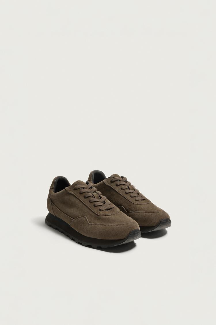Zapatilla piel casual