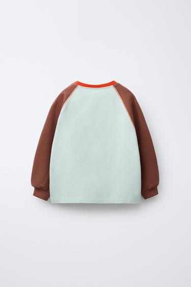BOBBY SMALL © CONTRAST T-SHIRT - Aquamarine by Zara - Image 1