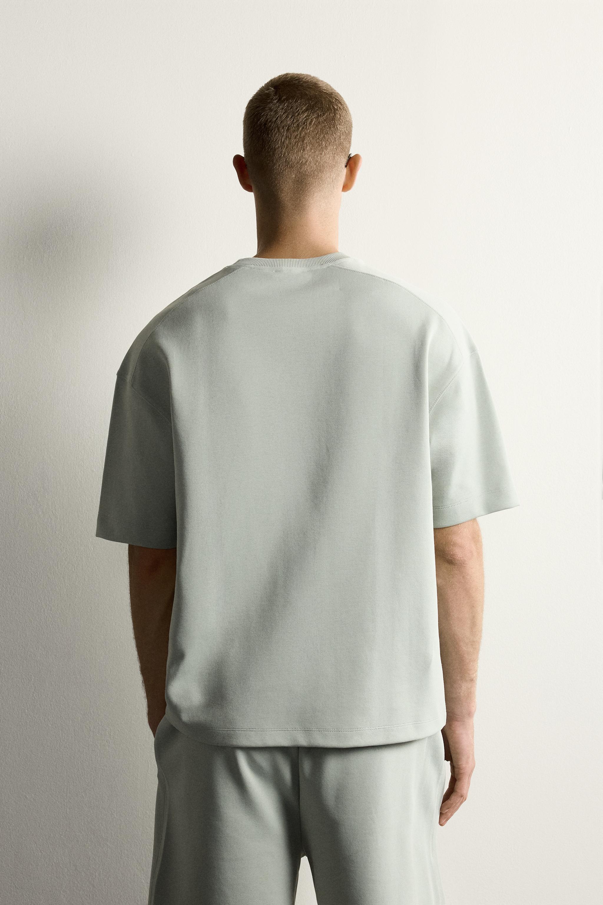 RELAXED FIT INTERLOCK SWEATSHIRT — Washed green