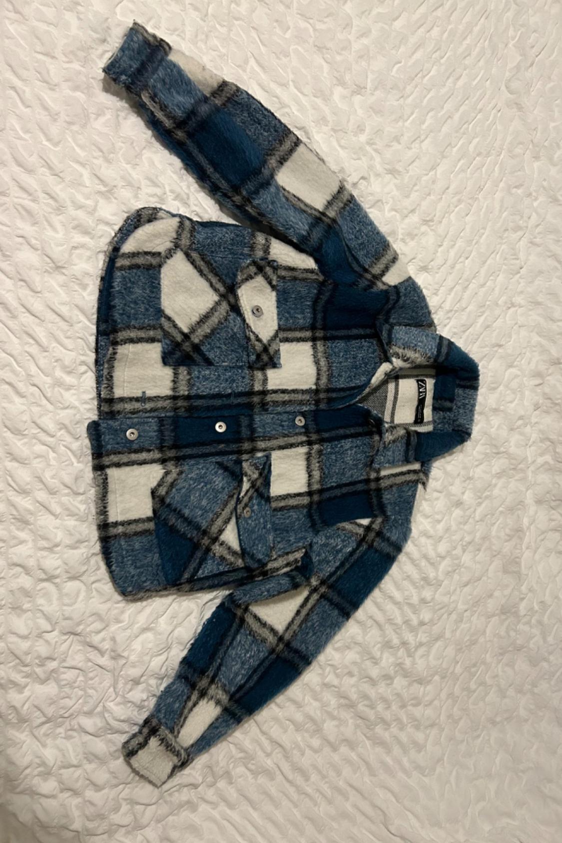 CROPPED CHECK OVERSHIRT