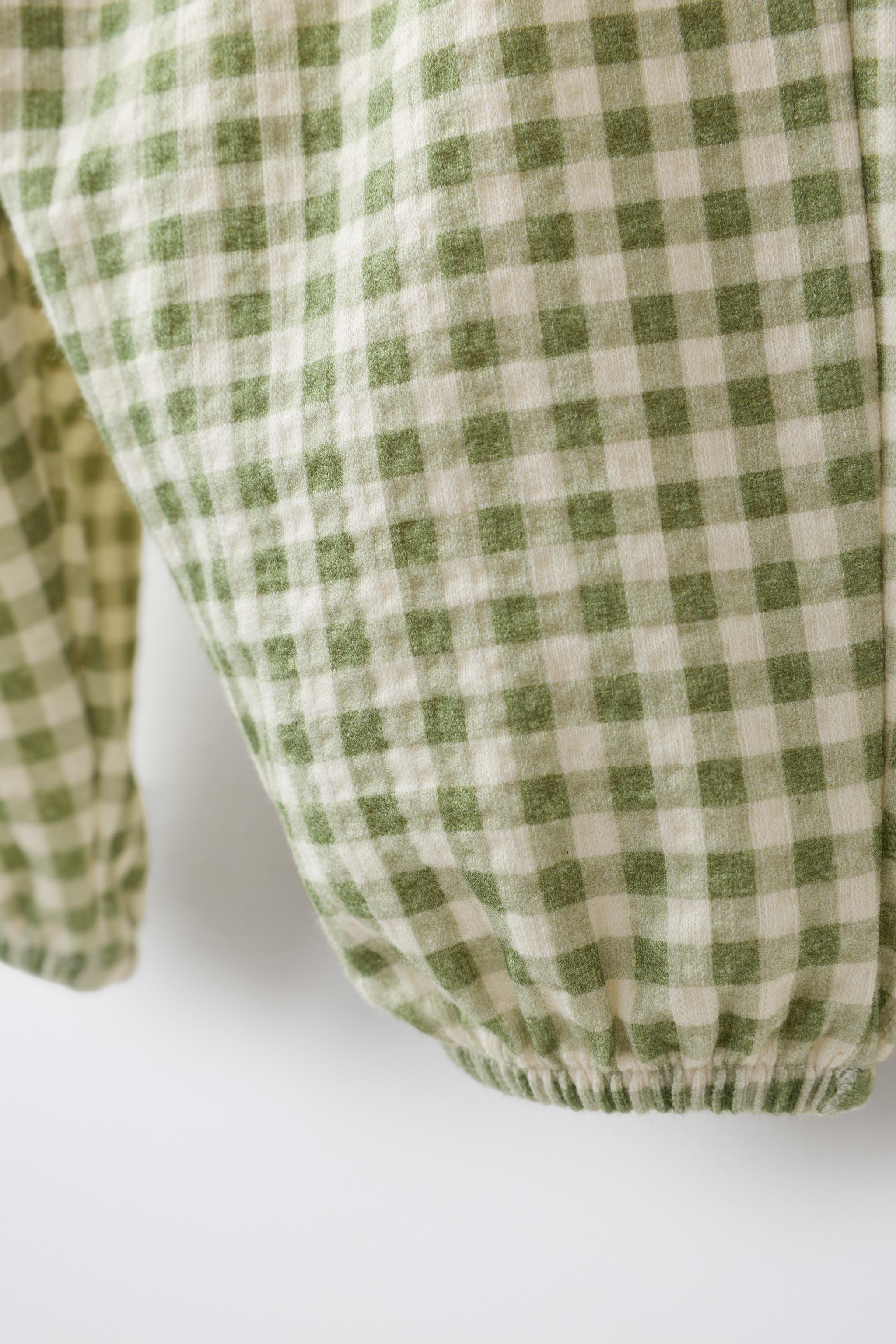 PANTALON BAGGY À CARREAUX