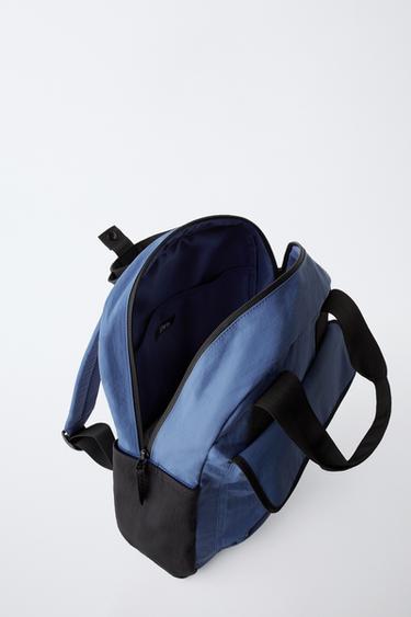 BASIC BACKPACK - Blue by Zara