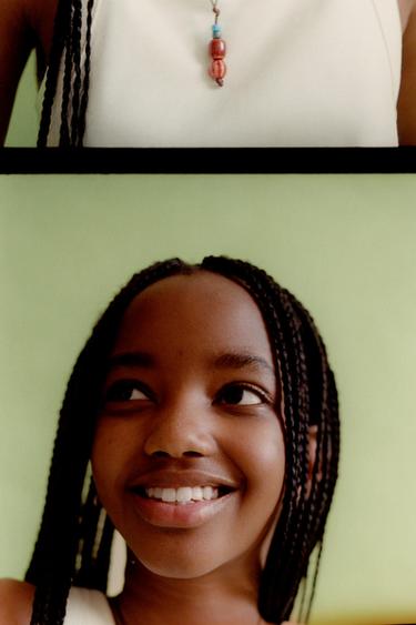 TOP APLIQUE - Crudo de Zara